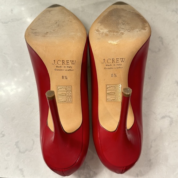J.Crew Red Heels - Picture 4 of 5